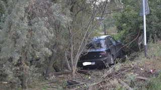 В Рязанской области нетрезвый водитель вылетел в кювет и врезался в дерево