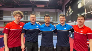 Команда "Газовик" из Коми заняла третье место на этапе Высшей лиги по настольному теннису
