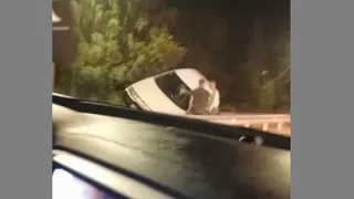 В Касимове легковушка улетела в отбойник