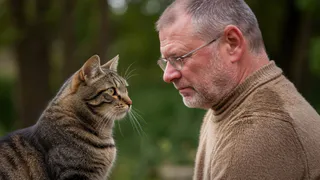 Не просто забава: главные причины, по которым кошки лижут и жуют человеческие волосы
