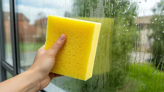 Две капли на губку – и стекло прозрачнее рек Алтая: лайфхак по мытью окон от японок