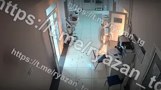 Первые минуты: появилось видео, как в рязанской больнице начался пожар