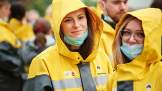 Сотрудники Рязанского НПЗ организовали массовый флэшмоб в рамках Дня России