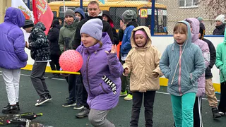 Возле школы Судогодского округа появилась новая спортивная площадка