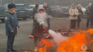 Спасатели провели пожарные учения для работников Владимиро-Суздальского музея-заповедника