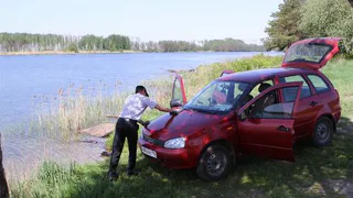 В Нижнекамске штрафуют за парковку на берегу