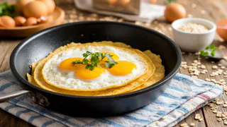 Всего 1 стакан овсянки и 2 яйца — вкуснейший завтрак готов: домочадцы слопали за секунду