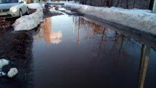 Рязанцы жалуются на убитую дорогу на Лесной улице