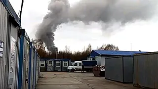 В Рязани на Южном промузле произошёл пожар