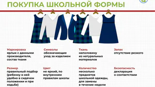 Советы по покупке школьной формы, обуви 