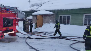 В Муроме загорелся магазин ритуальных услуг