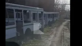 В Рязани засняли на камеру кладбище троллейбусов