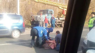 На трассе М5 у поста ДПС в Дягилеве сбили пешехода