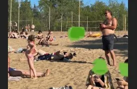 В Рязани мужчина тайно снимал на видео детей на пляже