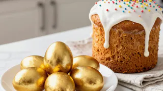Космический узор на пасхальных яйцах: простой трюк с рисом за 10 минут