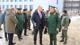 Замминистра обороны РФ Тимур Иванов проверил ход строительства госпиталя в Рязани