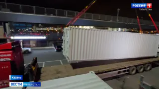 В центре Казани впервые представили мобильное бомбоубежище