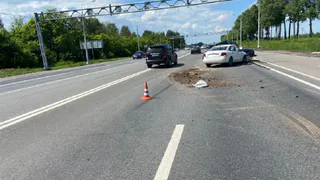 Рязанское УМВД показало новые фото смертельного ДТП с «Нивой» и Volkswagen Polo