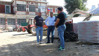 Виталий Артёмов оценил ход работ в Нижнем городском парке