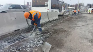 В Чебоксарах ведётся ремонт Гагаринского моста