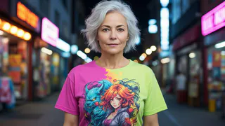 Неоновые футболки и герои аниме — и вот зрелая женщина становится «дамочкой с причудами»