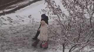 МЧС предупреждает рязанцев о гололедице