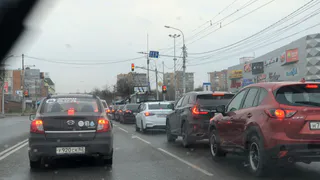 На дорогах Рязани утром 26 апреля возникли 10-балльные пробки из-за погоды