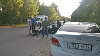 На улице Большая сбили мотоциклистов