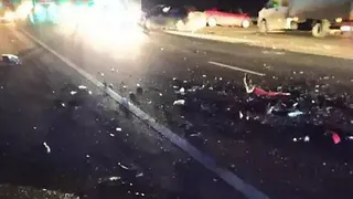 В массовой аварии под Рязанью пострадали пять человек