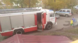 Пожар в Нижнекамской пятиэтажке