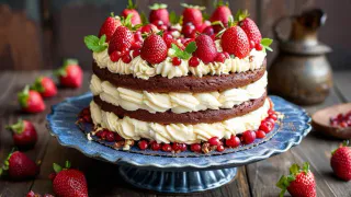 Диетический торт из 3 ингредиентов - никакой грязи на кухне и возни с мукой: за 15 минут получается великолепная вкусняшка