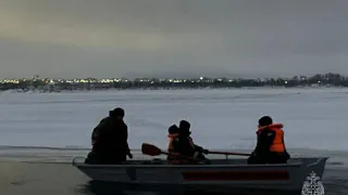 Спасатели эвакуировали рыбака с опасного участка Камы в Набережных Челнах