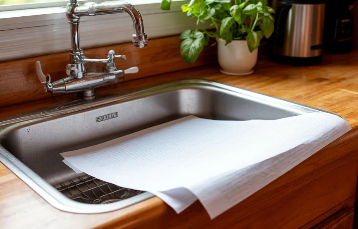 Мудрые хозяйки перед отъездом кладут бумагу в раковину - и вот зачем. Хитрость, о которой многие и не догадываются