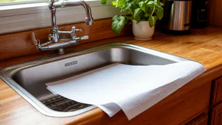 Мудрые хозяйки перед отъездом кладут бумагу в раковину - и вот зачем. Хитрость, о которой многие и не догадываются