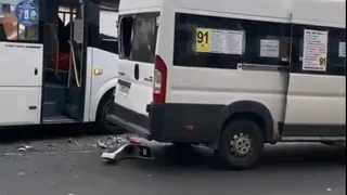 Столкнулись трое: из-за ДТП в центре Рязани образовалась пробка