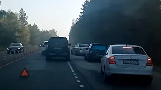 Столкнулись три машины: из-за ДТП на въезде в Рязань собралась пробка