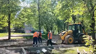 Во Владимире начали благоустраивать бульвар Художника Иванова и Рокадную дорогу
