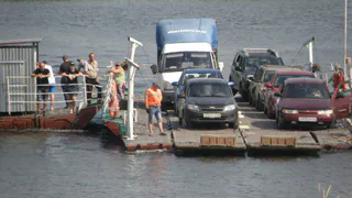 Паромная переправа около села Юшта впечатлила пользователей «Пикабу»