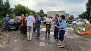 Прокуратура начала проверку на месте прорыва трубопровода в Рязани