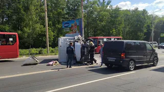 На Московском шоссе в Рязани при столкновении «Газели» и «скорой» пострадали 4 человека