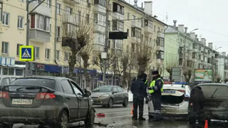 В центре Рязани 9 марта случилось ДТП с участием машины ДПС