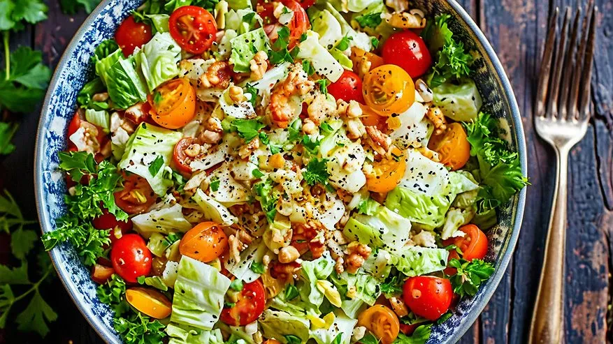 Салат с пекинкой "Хрумка": готовится за 5 минут, получается сочным и вкусным — домашних за уши не оттащить