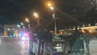 Дорогая авария: в Рязани столкнулись Volkswagen и Porsche