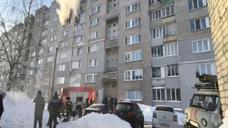 В Муроме при пожаре в многоквартирном доме пострадали два человека