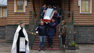 В Александро-Невском районе состоялась церемония прощания с погибшим участником СВО Сергеем Маркиным