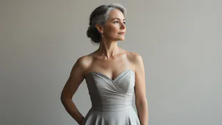 После 50 стиль — не в яркости, а в точности: плечи, талия, линия бедра. Повторяем образы Шерон Стоун и Виктории Бэкхем