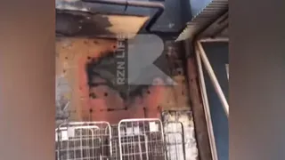 На улице Островского в Рязани произошел пожар возле многоэтажки