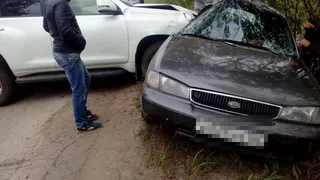 Серьезное ДТП по дороге в Ласково - столкнулись Ланд Крузер и Киа