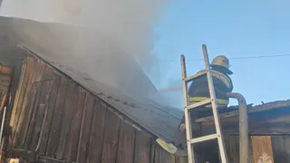 Ранним утром в Муроме вспыхнул пожар в частном доме