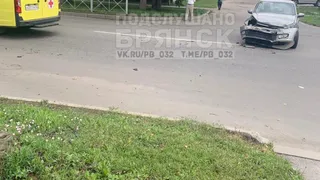 В Советском районе города Брянска произошла авария
